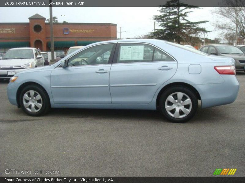 Sky Blue Pearl / Ash 2009 Toyota Camry LE