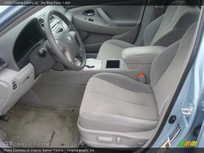 Sky Blue Pearl / Ash 2009 Toyota Camry LE