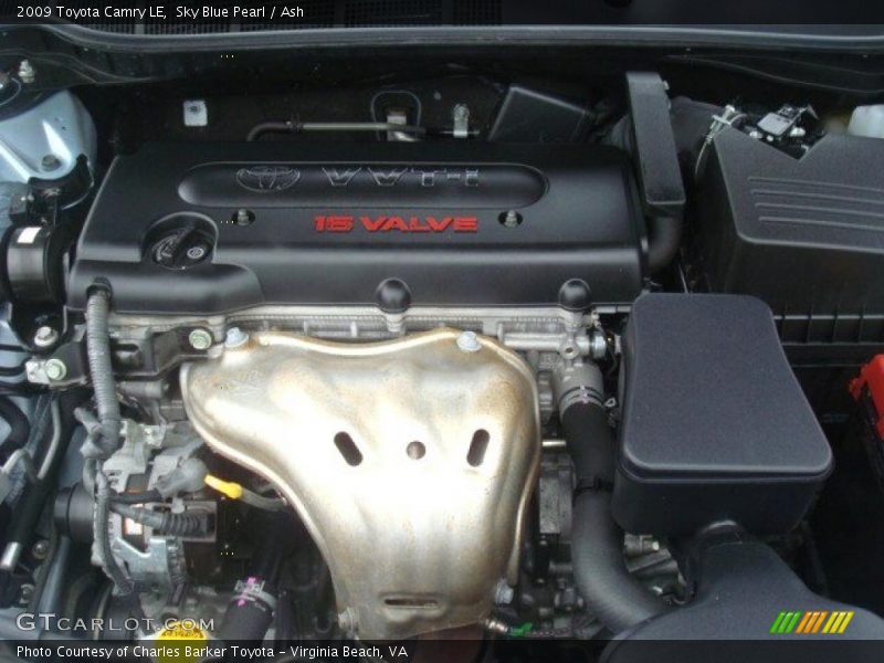 Sky Blue Pearl / Ash 2009 Toyota Camry LE