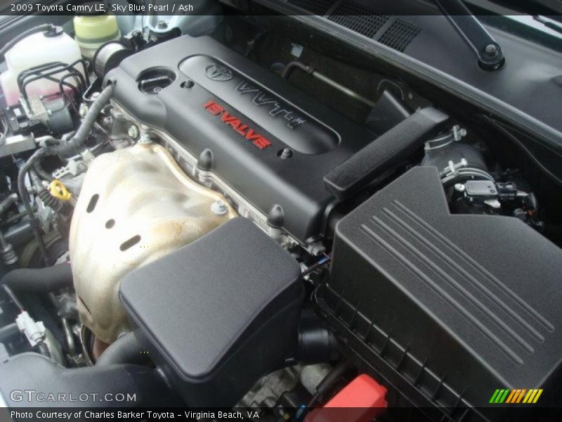 Sky Blue Pearl / Ash 2009 Toyota Camry LE
