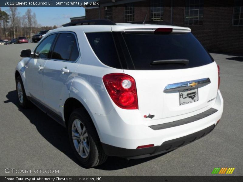 Summit White / Jet Black 2011 Chevrolet Equinox LT