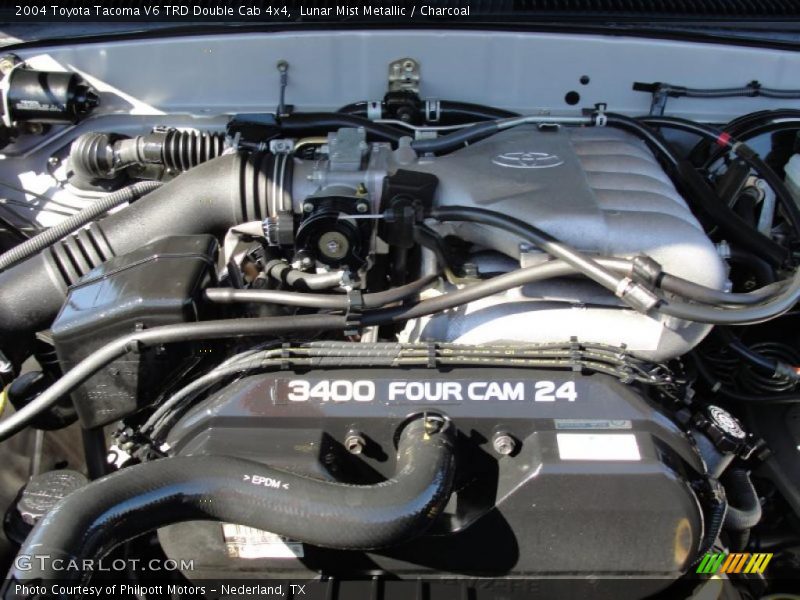 Lunar Mist Metallic / Charcoal 2004 Toyota Tacoma V6 TRD Double Cab 4x4