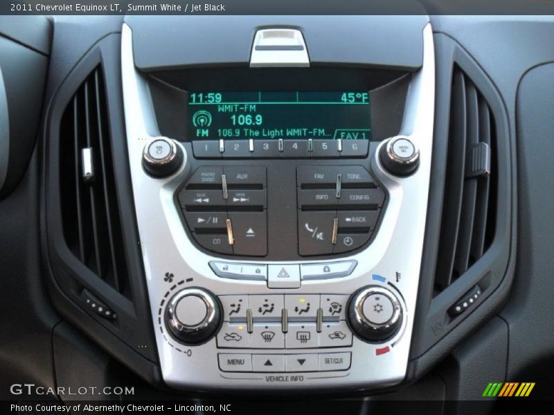 Controls of 2011 Equinox LT