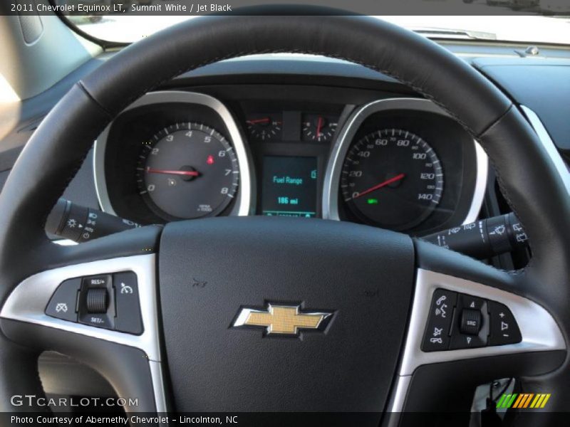 Summit White / Jet Black 2011 Chevrolet Equinox LT