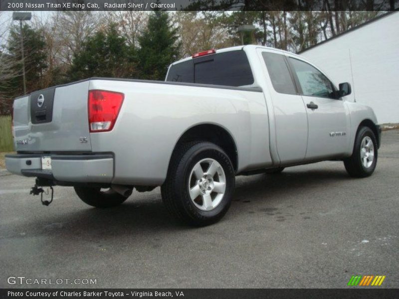 Radiant Silver / Charcoal 2008 Nissan Titan XE King Cab