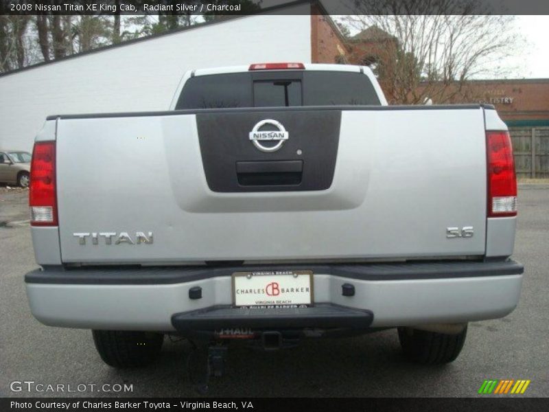 Radiant Silver / Charcoal 2008 Nissan Titan XE King Cab