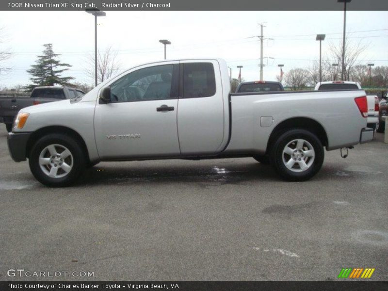 Radiant Silver / Charcoal 2008 Nissan Titan XE King Cab
