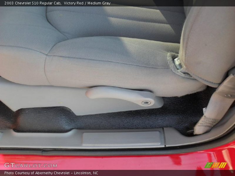 Victory Red / Medium Gray 2003 Chevrolet S10 Regular Cab