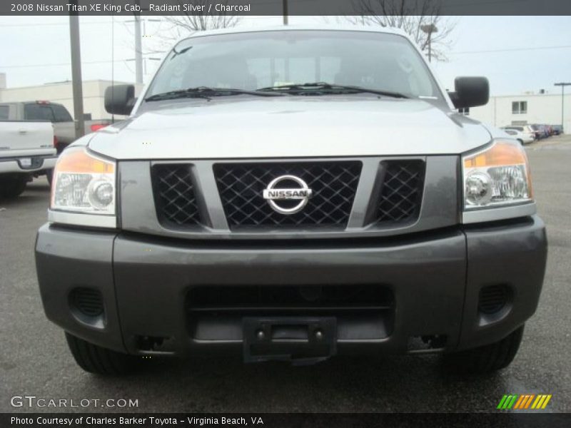 Radiant Silver / Charcoal 2008 Nissan Titan XE King Cab