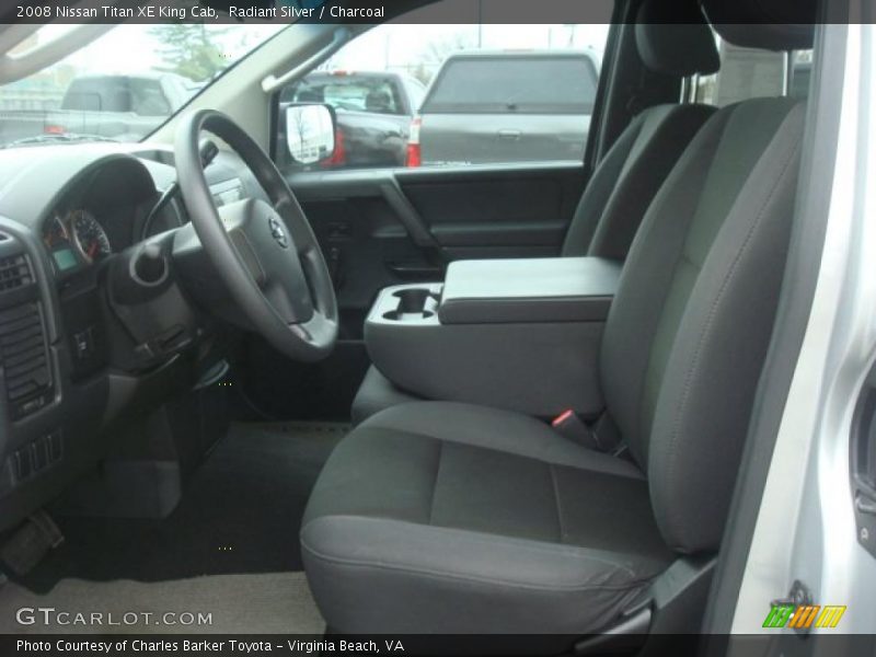 Radiant Silver / Charcoal 2008 Nissan Titan XE King Cab