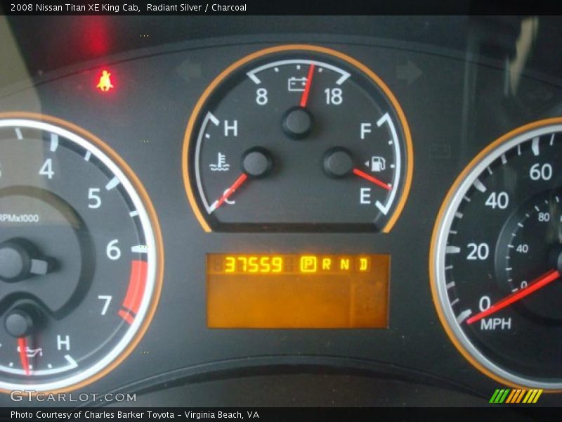 Radiant Silver / Charcoal 2008 Nissan Titan XE King Cab