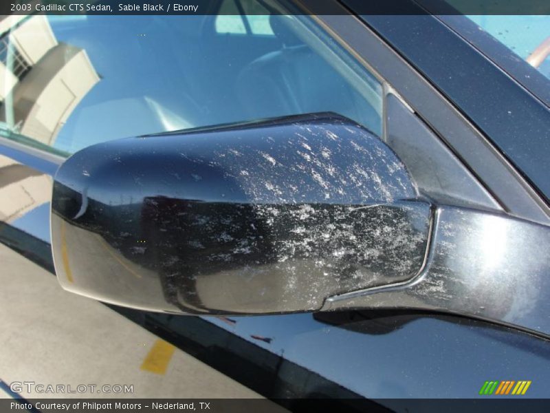 Sable Black / Ebony 2003 Cadillac CTS Sedan
