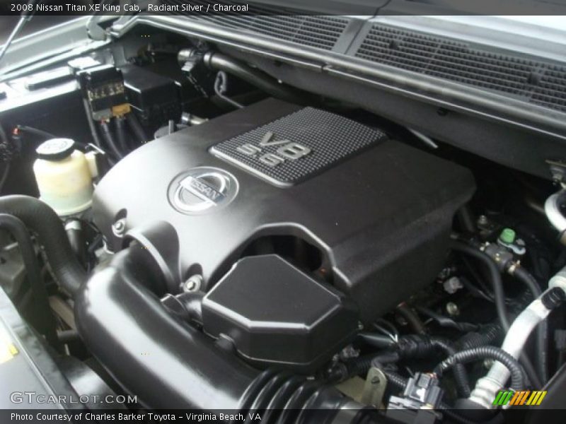 Radiant Silver / Charcoal 2008 Nissan Titan XE King Cab