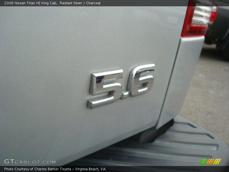 Radiant Silver / Charcoal 2008 Nissan Titan XE King Cab