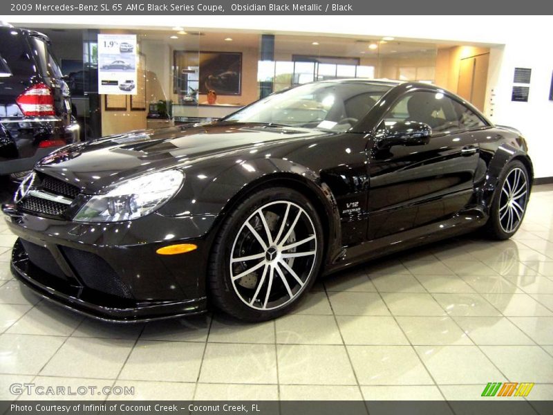 Obsidian Black Metallic / Black 2009 Mercedes-Benz SL 65 AMG Black Series Coupe