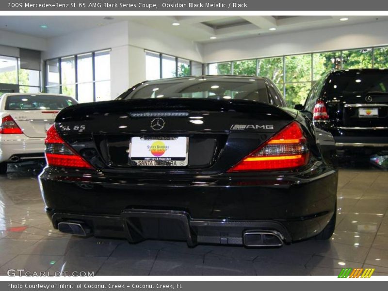 Obsidian Black Metallic / Black 2009 Mercedes-Benz SL 65 AMG Black Series Coupe