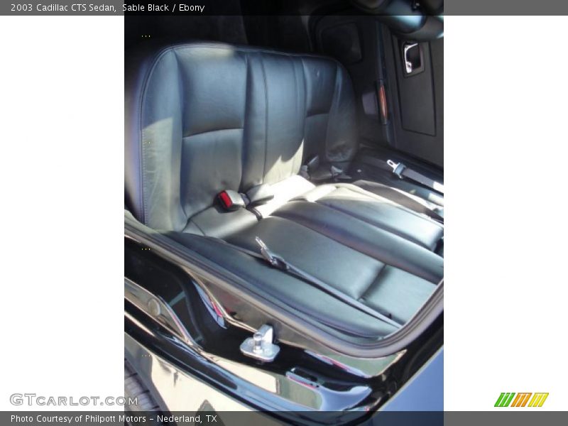 Sable Black / Ebony 2003 Cadillac CTS Sedan