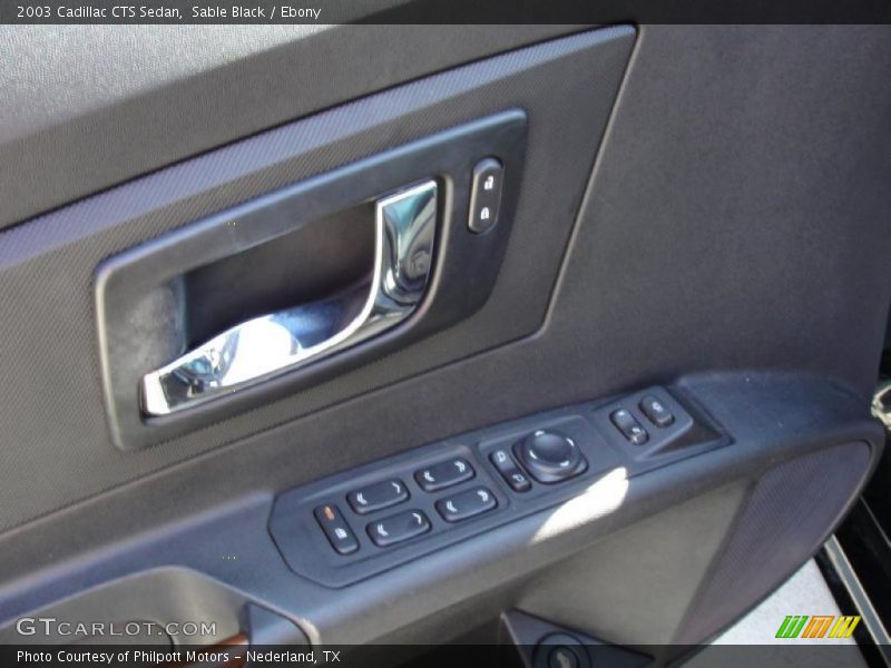 Sable Black / Ebony 2003 Cadillac CTS Sedan