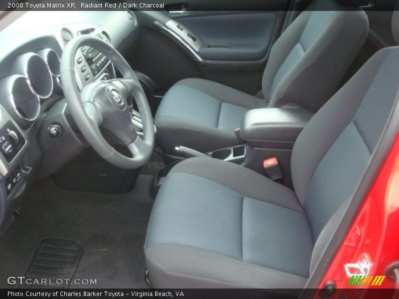 Radiant Red / Dark Charcoal 2008 Toyota Matrix XR