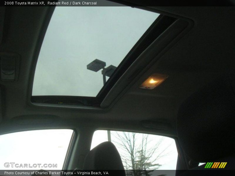 Radiant Red / Dark Charcoal 2008 Toyota Matrix XR