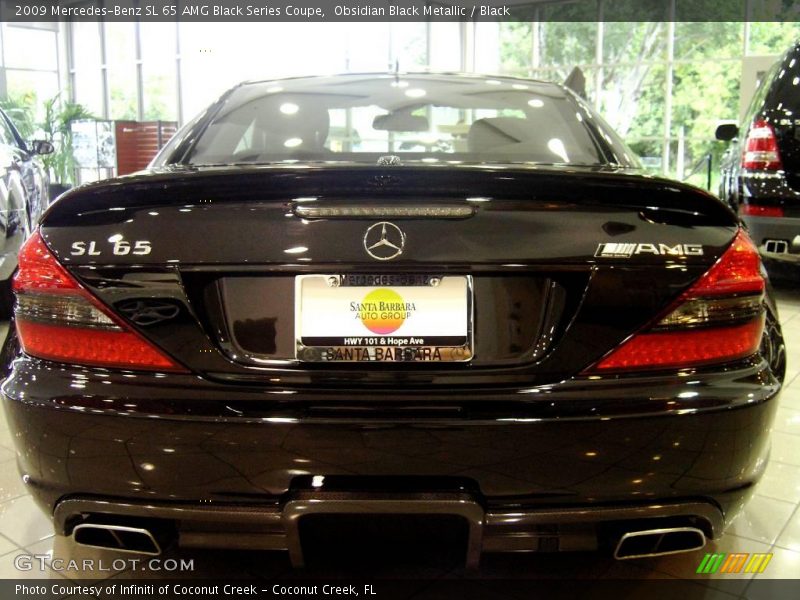 Obsidian Black Metallic / Black 2009 Mercedes-Benz SL 65 AMG Black Series Coupe