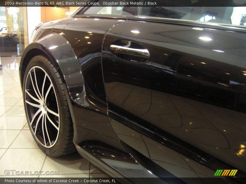 Obsidian Black Metallic / Black 2009 Mercedes-Benz SL 65 AMG Black Series Coupe