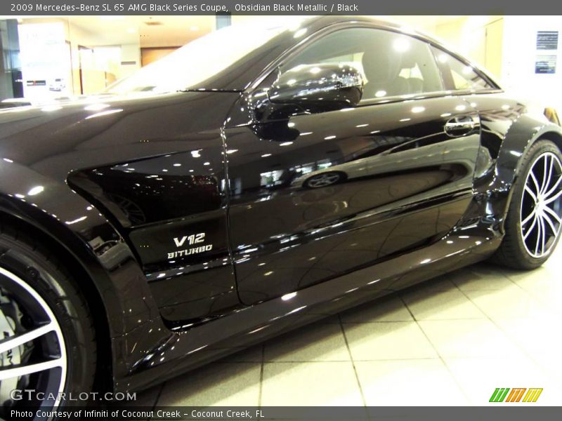 Obsidian Black Metallic / Black 2009 Mercedes-Benz SL 65 AMG Black Series Coupe