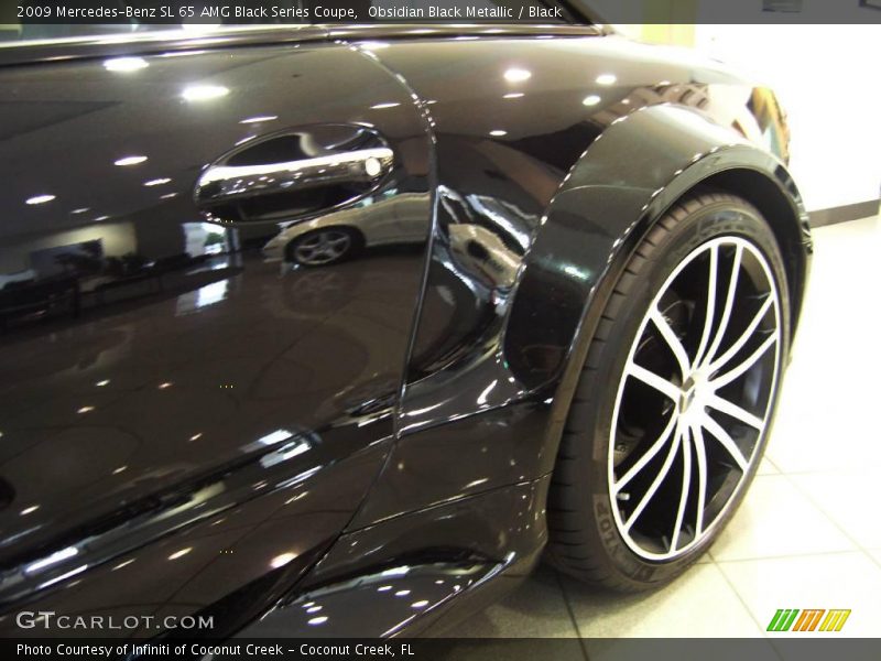 Obsidian Black Metallic / Black 2009 Mercedes-Benz SL 65 AMG Black Series Coupe