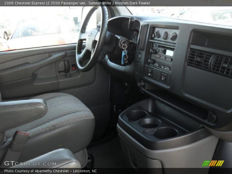 Summit White / Medium Dark Pewter 2006 Chevrolet Express LS 3500 Passenger van