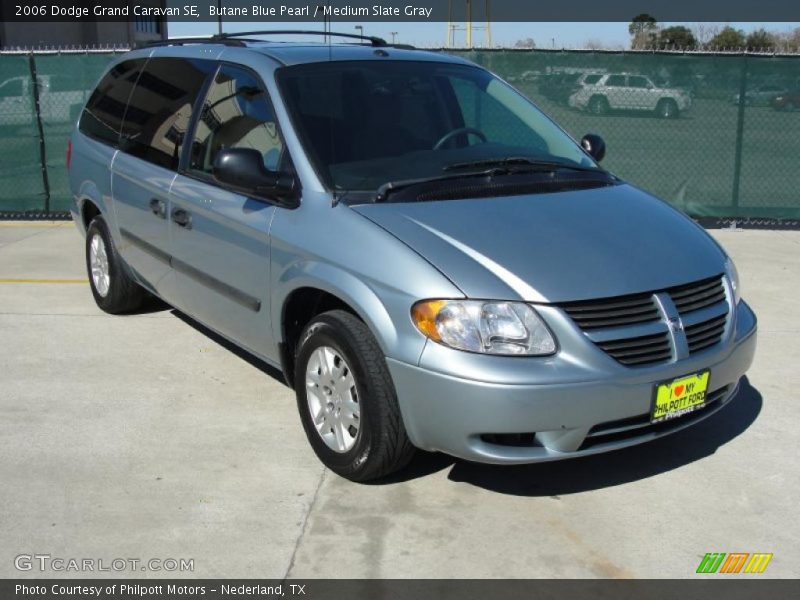 Butane Blue Pearl / Medium Slate Gray 2006 Dodge Grand Caravan SE