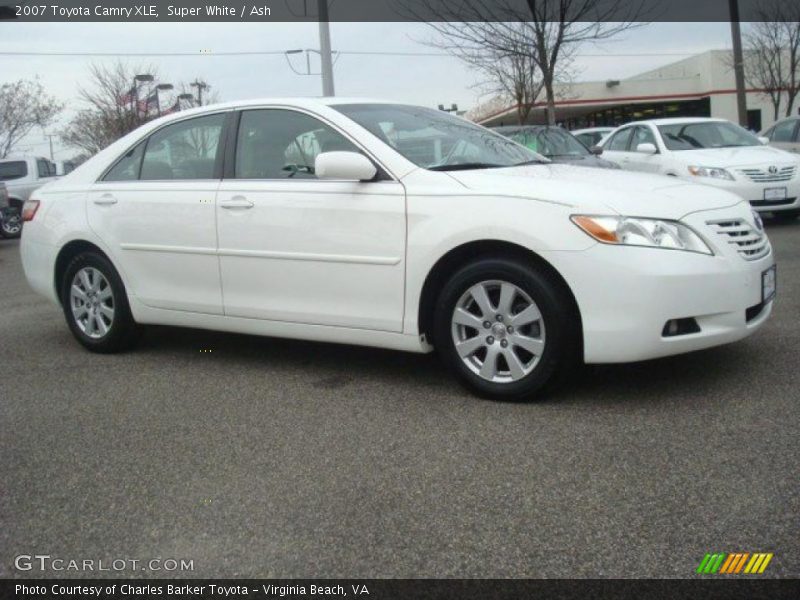 Super White / Ash 2007 Toyota Camry XLE