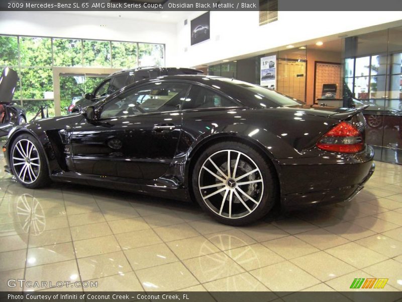 Obsidian Black Metallic / Black 2009 Mercedes-Benz SL 65 AMG Black Series Coupe