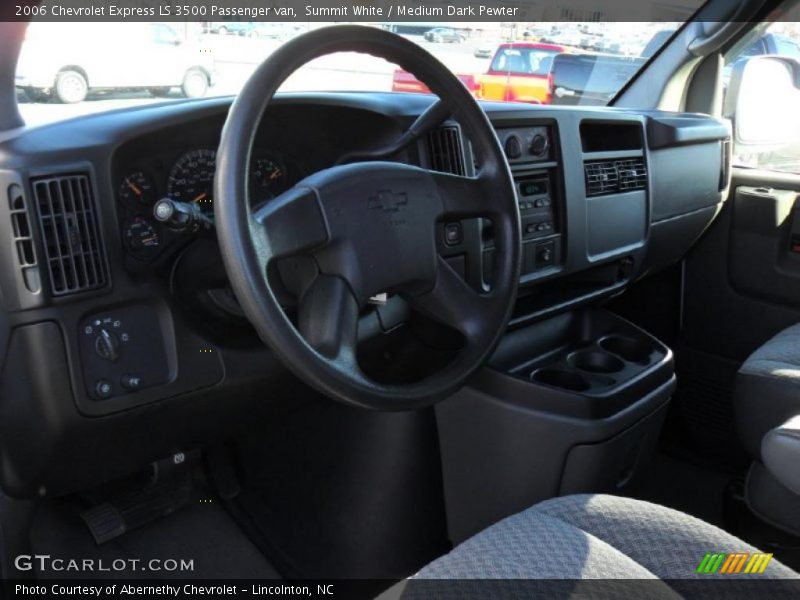 Summit White / Medium Dark Pewter 2006 Chevrolet Express LS 3500 Passenger van