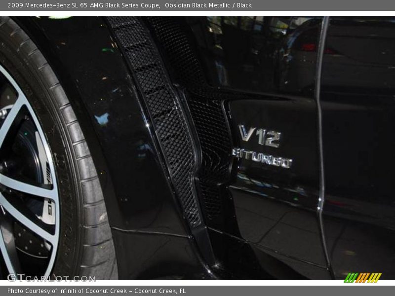 Obsidian Black Metallic / Black 2009 Mercedes-Benz SL 65 AMG Black Series Coupe