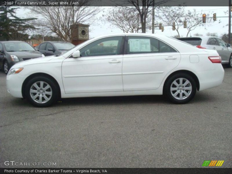 Super White / Ash 2007 Toyota Camry XLE