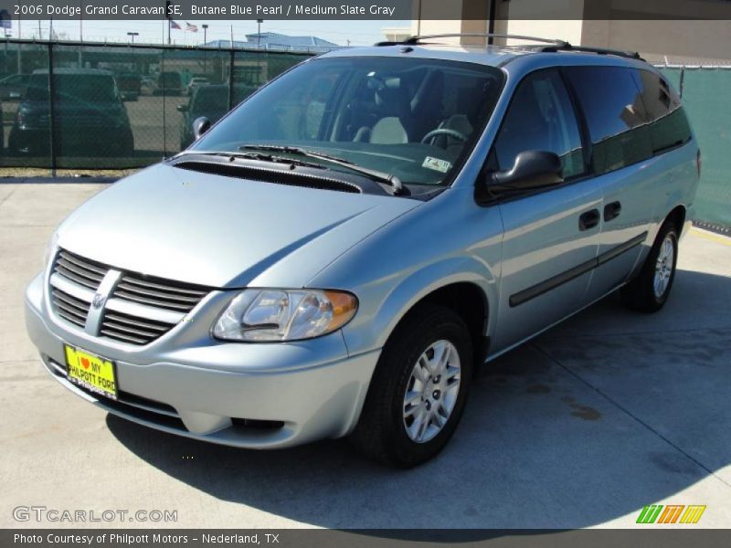Butane Blue Pearl / Medium Slate Gray 2006 Dodge Grand Caravan SE