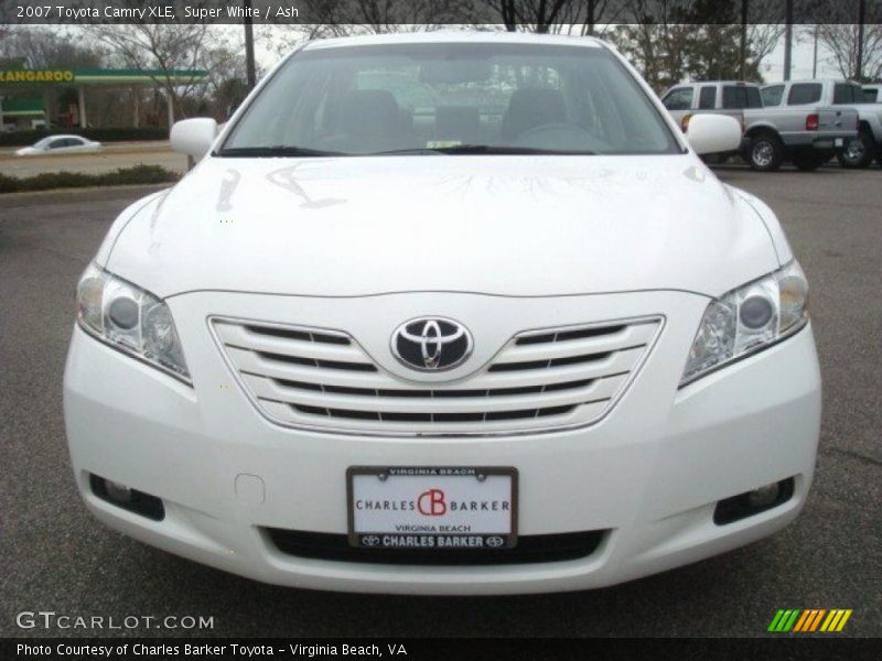 Super White / Ash 2007 Toyota Camry XLE