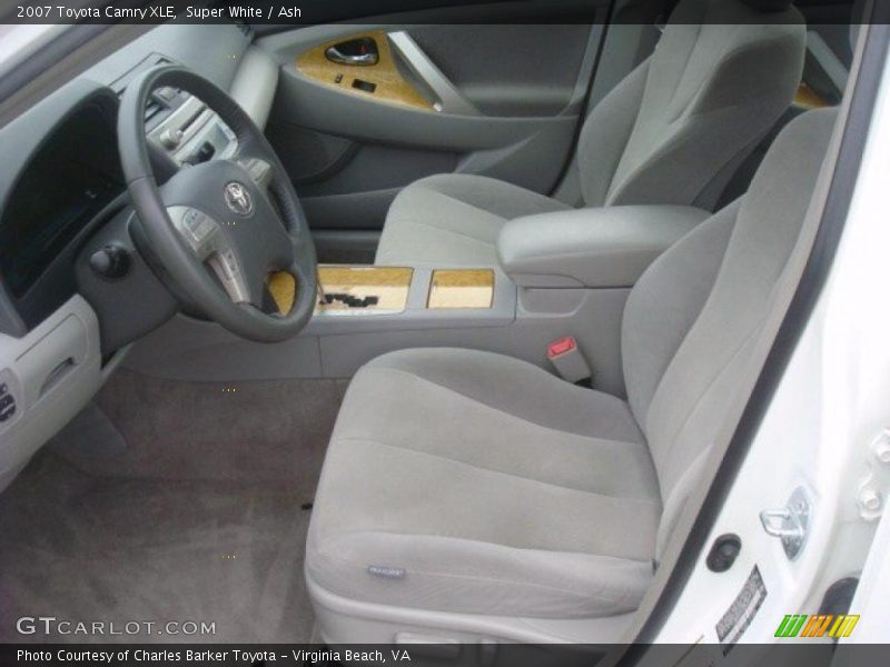 Super White / Ash 2007 Toyota Camry XLE