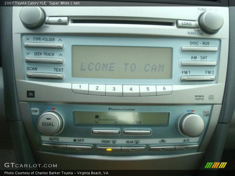 Super White / Ash 2007 Toyota Camry XLE