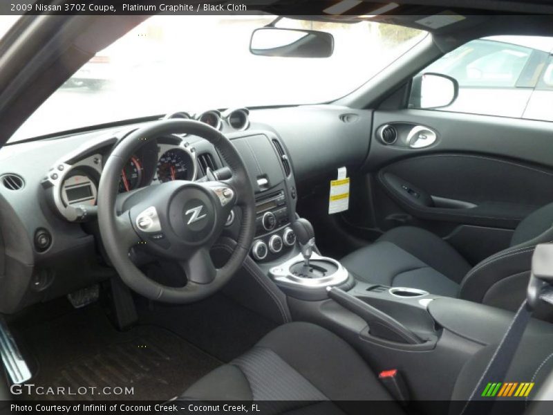 Platinum Graphite / Black Cloth 2009 Nissan 370Z Coupe
