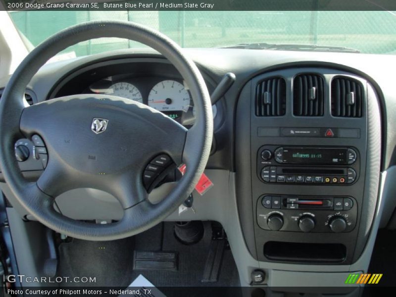 Butane Blue Pearl / Medium Slate Gray 2006 Dodge Grand Caravan SE