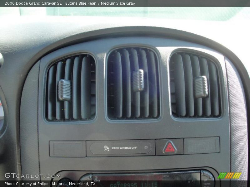 Butane Blue Pearl / Medium Slate Gray 2006 Dodge Grand Caravan SE