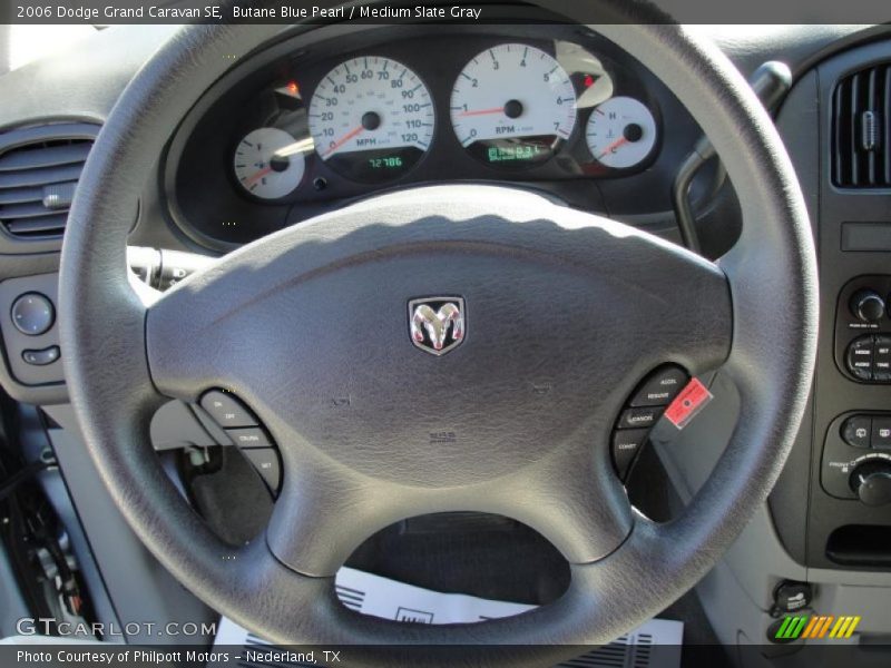 Butane Blue Pearl / Medium Slate Gray 2006 Dodge Grand Caravan SE