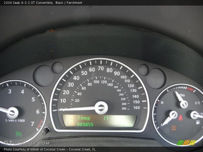  2009 9-3 2.0T Convertible 2.0T Convertible Gauges