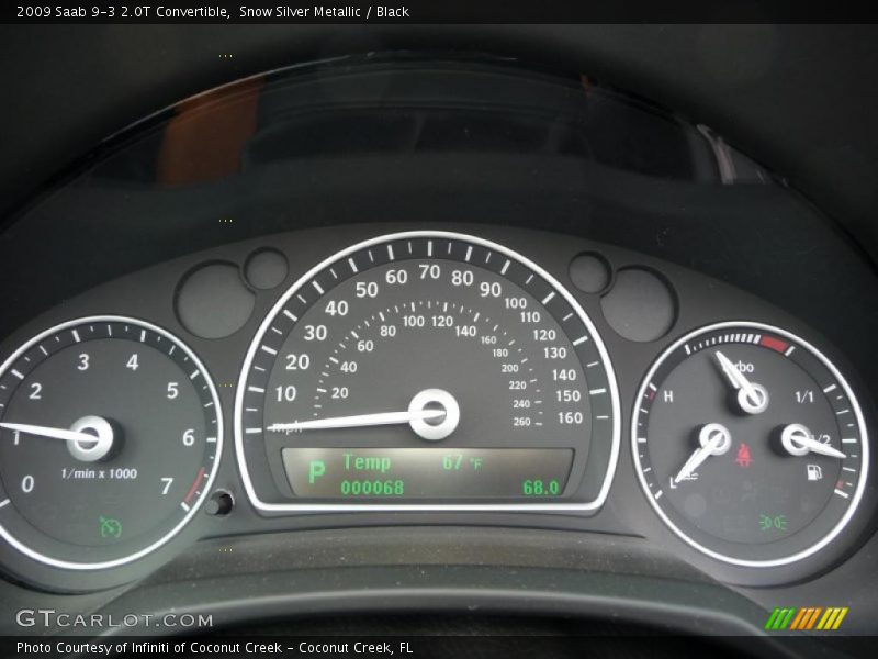  2009 9-3 2.0T Convertible 2.0T Convertible Gauges