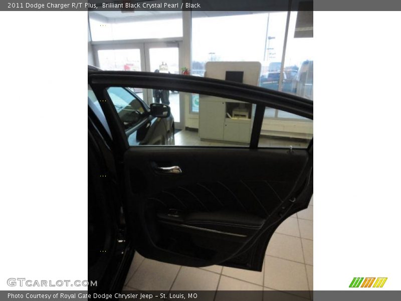 Brilliant Black Crystal Pearl / Black 2011 Dodge Charger R/T Plus