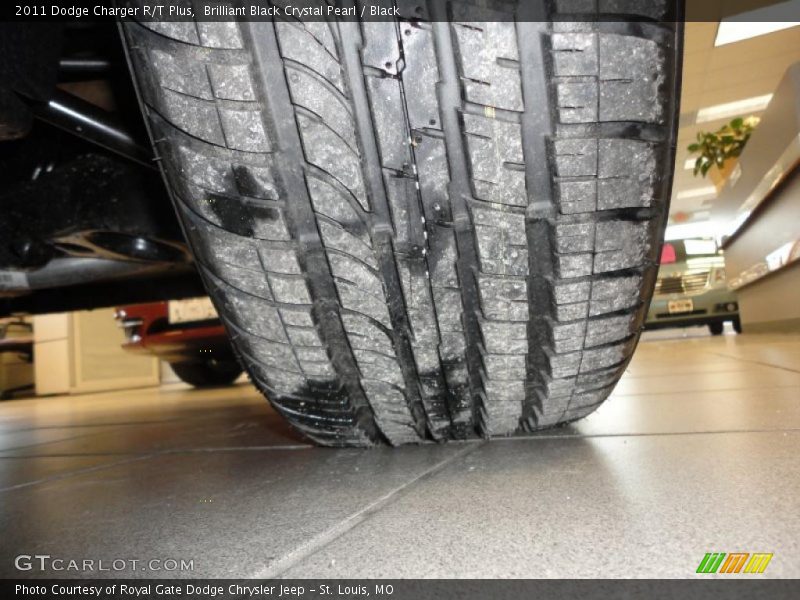 Brilliant Black Crystal Pearl / Black 2011 Dodge Charger R/T Plus