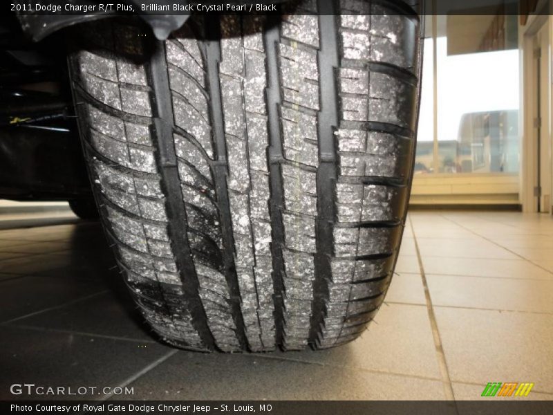 Brilliant Black Crystal Pearl / Black 2011 Dodge Charger R/T Plus