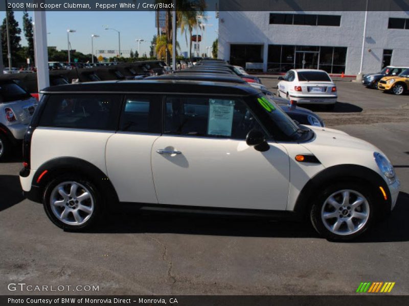 Pepper White / Grey/Black 2008 Mini Cooper Clubman