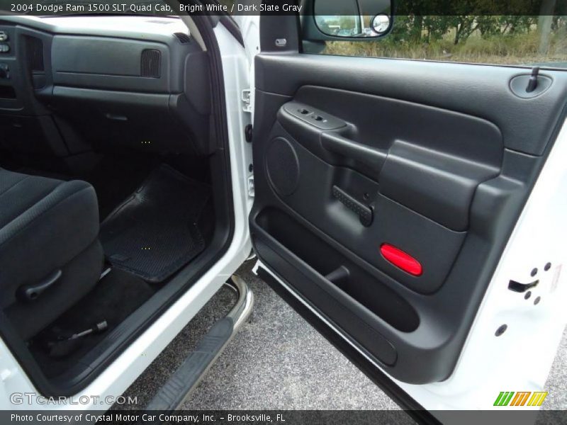 Bright White / Dark Slate Gray 2004 Dodge Ram 1500 SLT Quad Cab